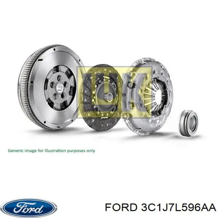 Сцепление 3C1J7L596AA Ford