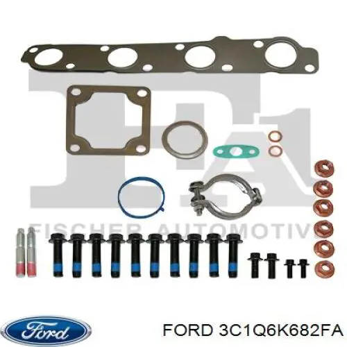 Турбина 3C1Q6K682FA Ford