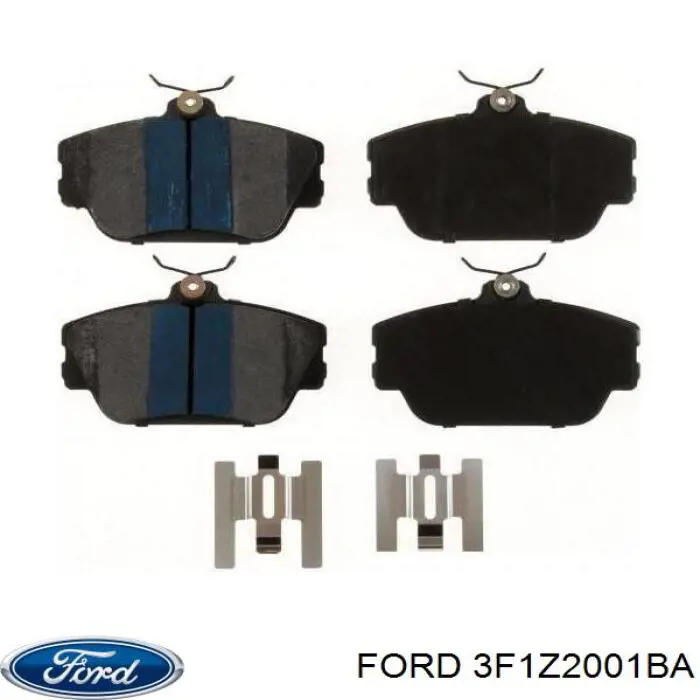 Передние тормозные колодки 4F1Z2001AA Ford