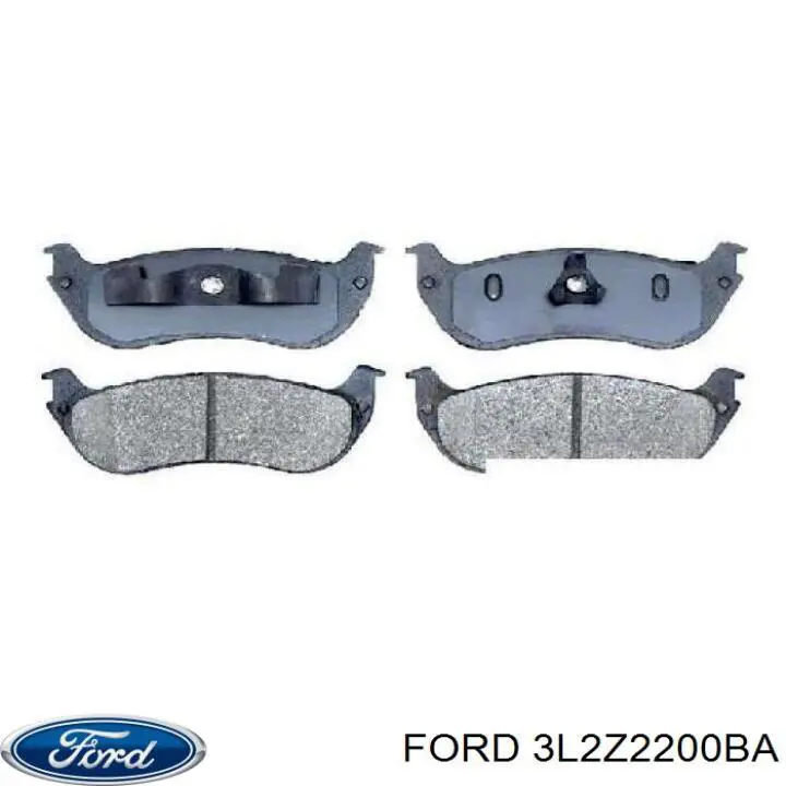 3L2Z2200BA Ford Колодки тормозные дисковые комплект