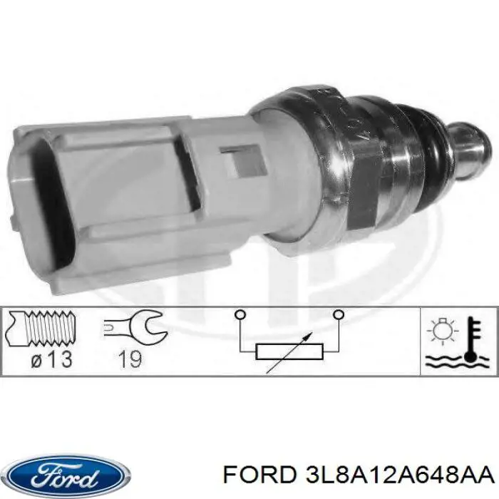 Датчик температуры охлаждающей жидкости 3L8A12A648AA Ford