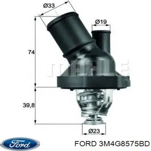 Термостат в корпусе Ford 3M4G8575BD цена, от 22.80 USD