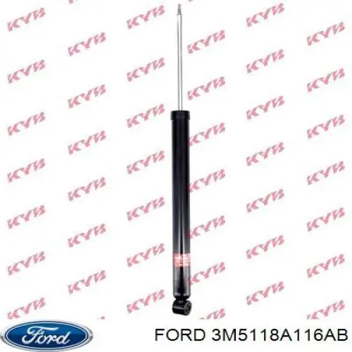 Опора стойки амортизатора заднего Ford 3M5118A116AB