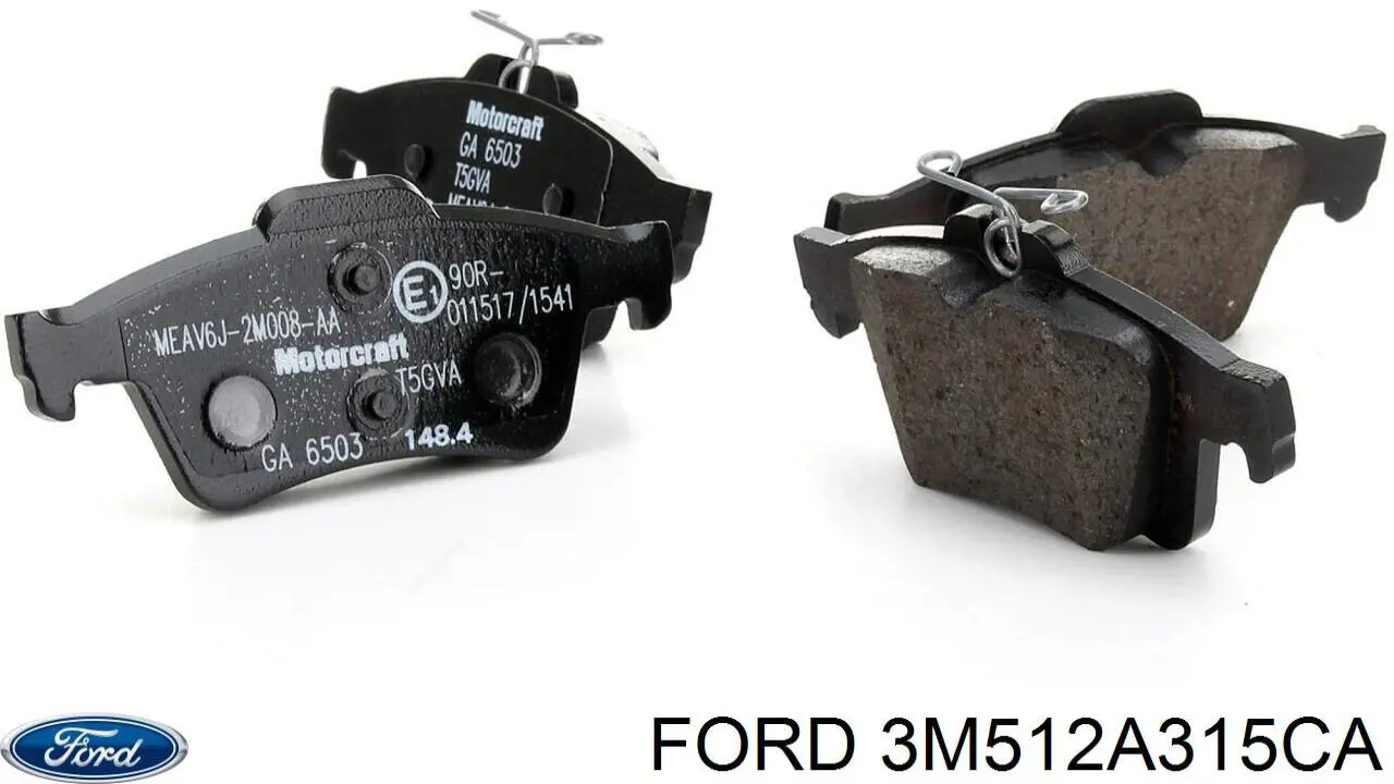 Купить 3M512A315CA Ford Диск тормозной задний