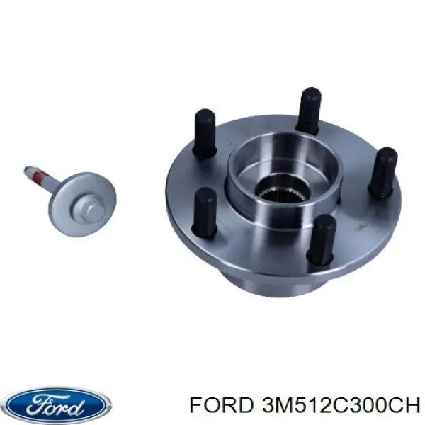 Передняя ступица 3M512C300CH Ford