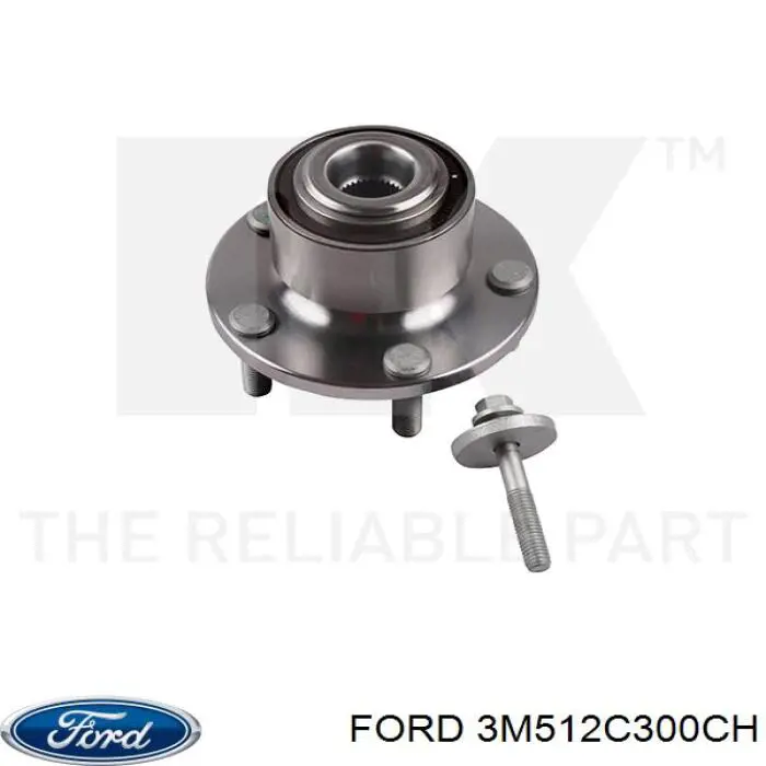 Ступицы передних колес Ford 3M512C300CH цена, от 41.12 USD