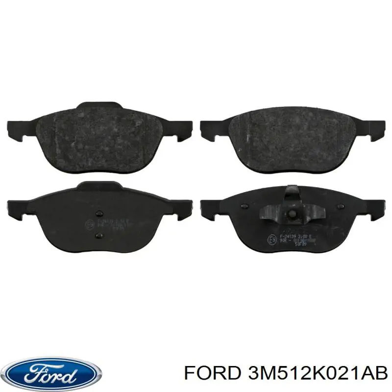 Купить 3M512K021AB Ford Колодки тормозные