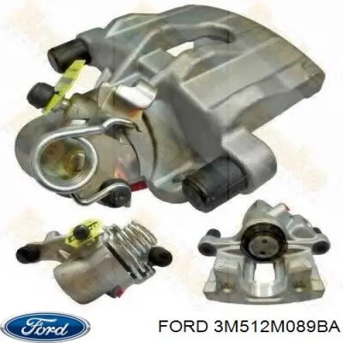 Задний левый суппорт Ford 3M512M089BA цена, от 51.35 USD