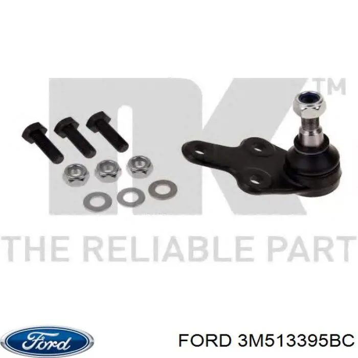 Шаровая опора, нижняя Ford 3M513395BC цена, от 14.72 USD