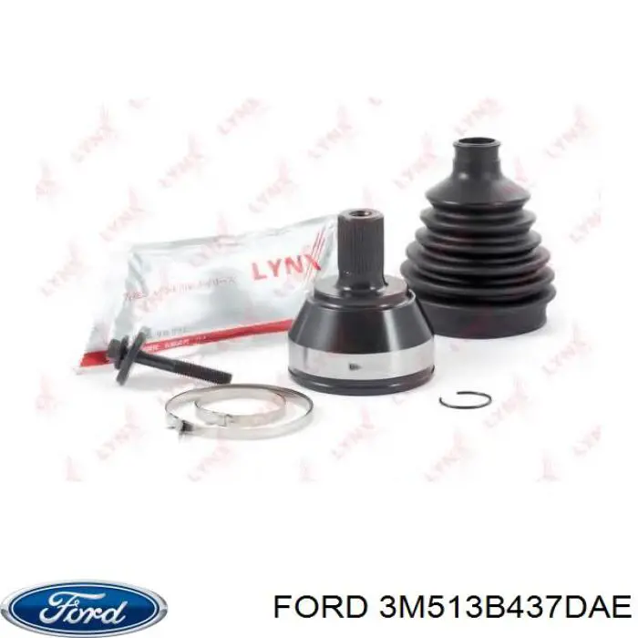 Купить 3M513B437DAE Ford Привод в сборе левый