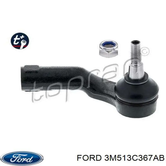 Купить 3M513C367AB Ford Наконечник рулевой тяги, внешний