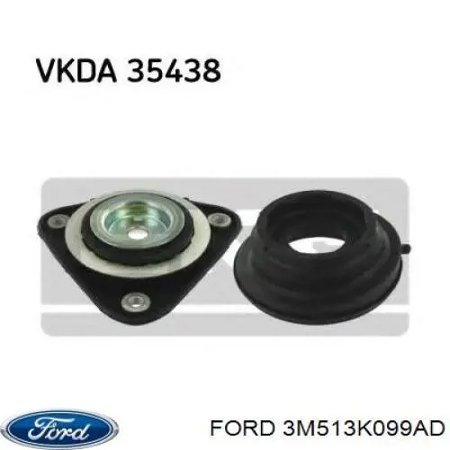 Купить 3M513K099AD Ford Опорный подшипник амортизатора