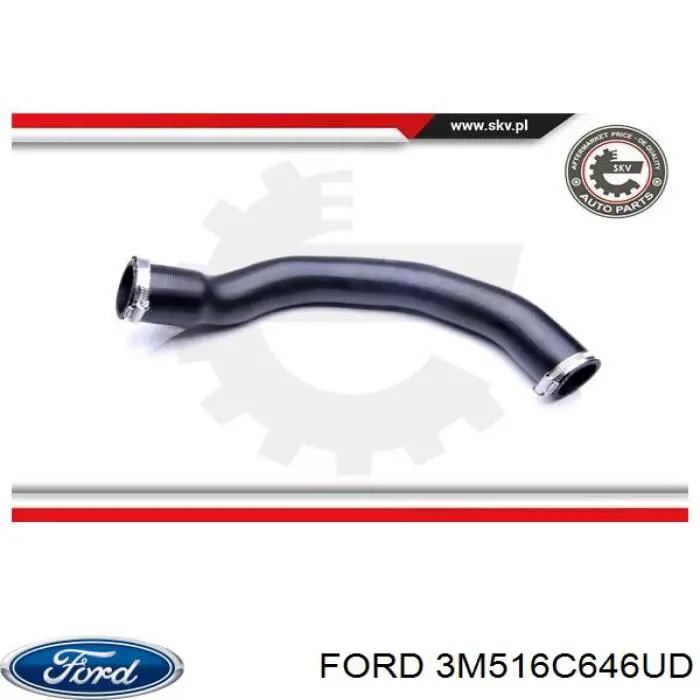 Купить 3M516C646UD Ford Патрубок интеркулера