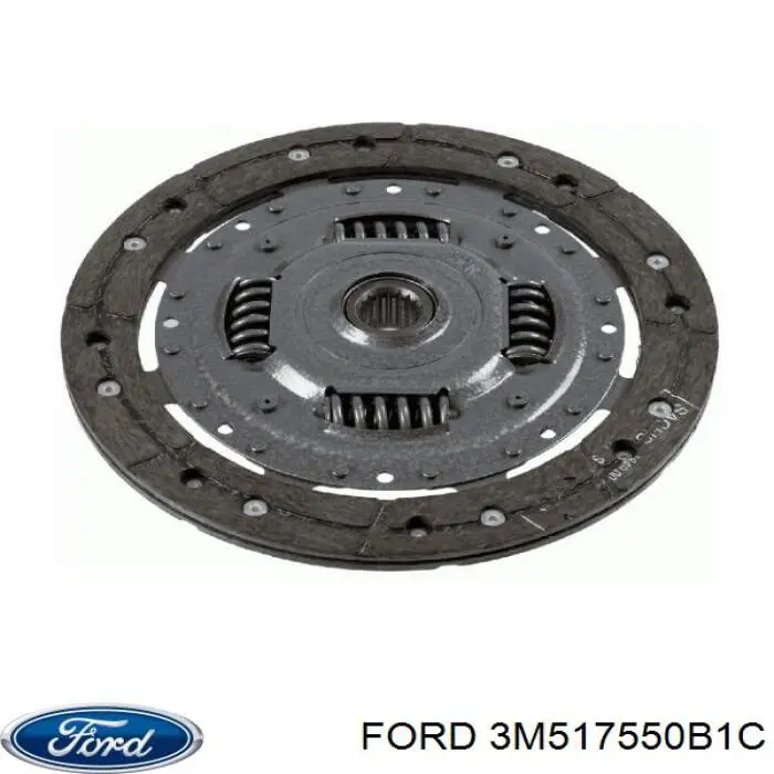 Диск сцепления 3M517550B1C Ford