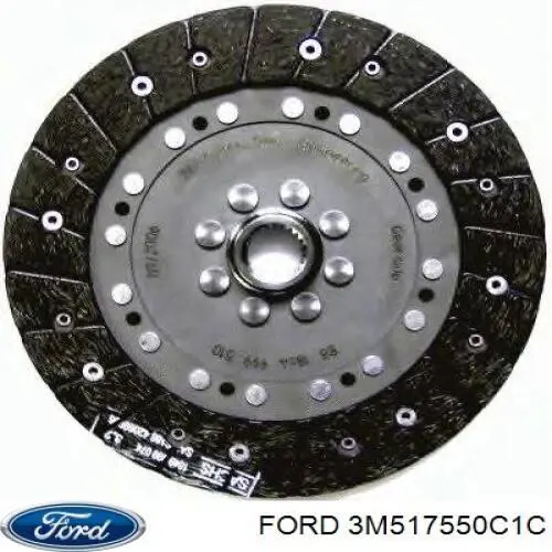 Диск сцепления 3M517550C1C Ford