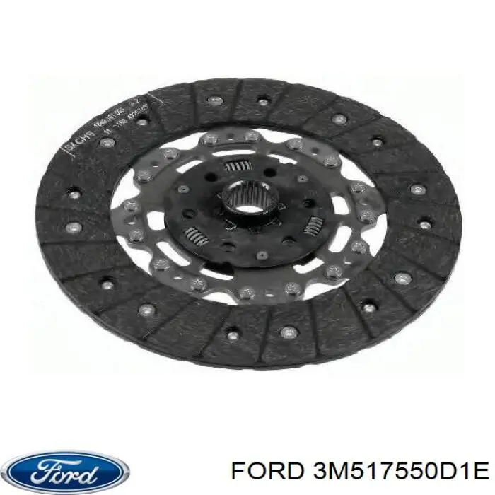 3M517550D1E Ford disco de embraiagem