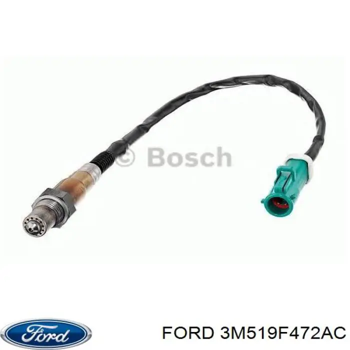 3M519F472AC Ford sonda lambda, sensor de oxigênio depois de catalisador