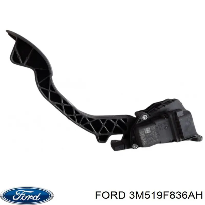 3M519F836AH Ford pedal de gás (de acelerador)