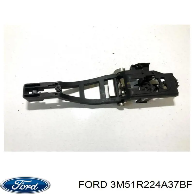 3M51R224A37BF Ford suporte de maçaneta externa da porta de portas esquerdas