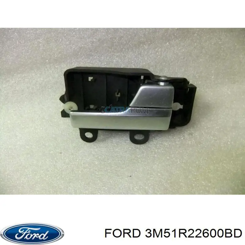3M51R22600BD Ford maçaneta interna direita da porta dianteira