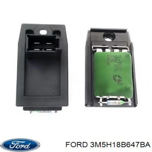 3M5H18B647BA Ford резистор (сопротивление вентилятора печки (отопителя салона))