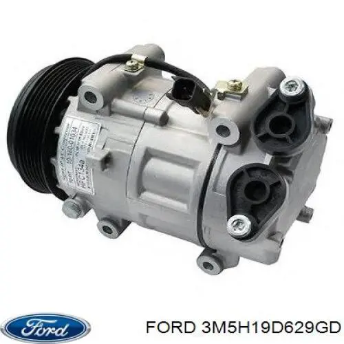 Купить 3M5H19D629GD Ford Компрессор климатической установки