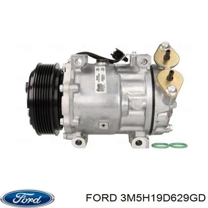 Компрессор кондиционера 3M5H19D629GD Ford