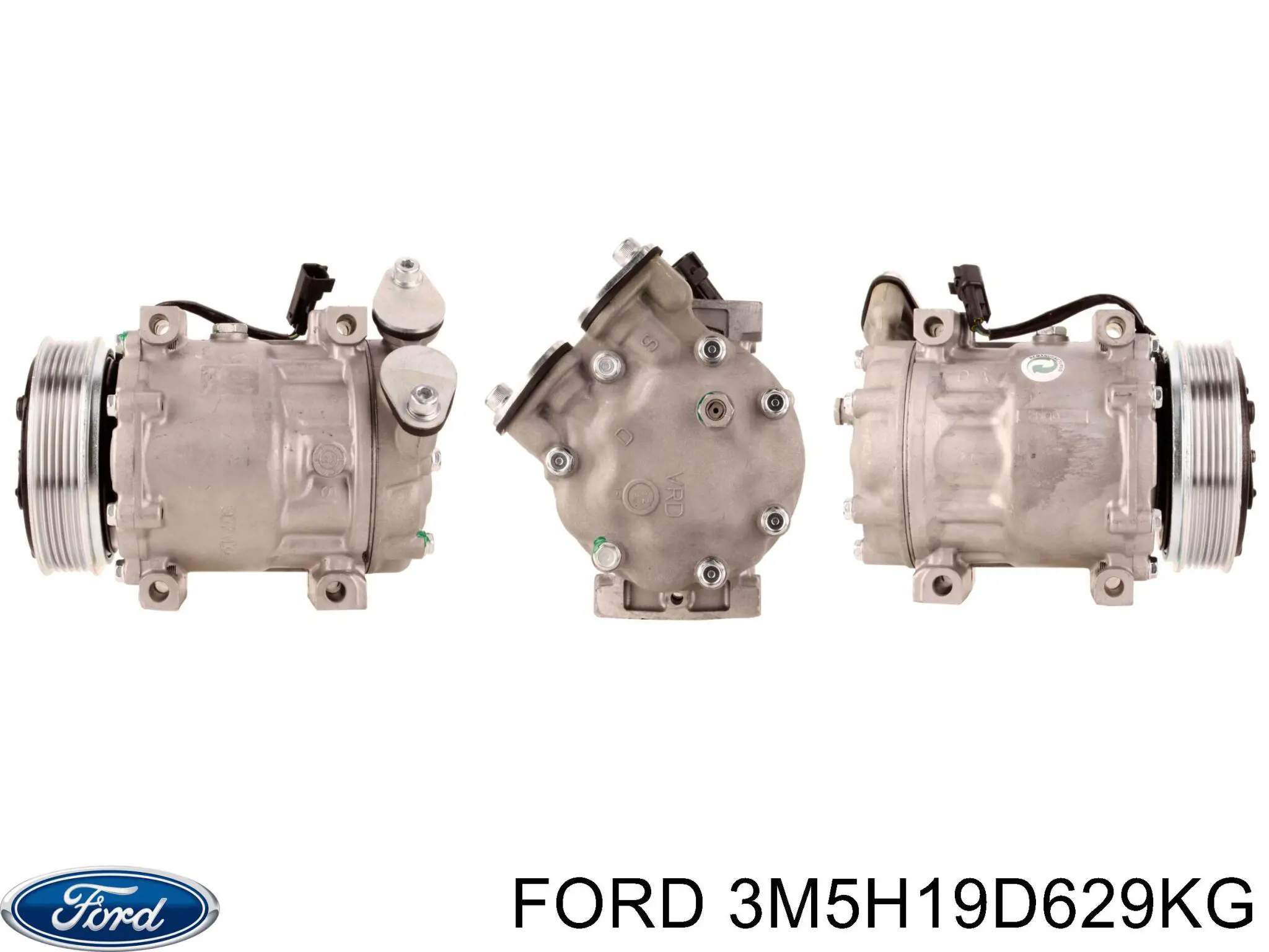 Компрессор системы кондиционирования Ford 3M5H19D629KG цена, от 108.66 USD