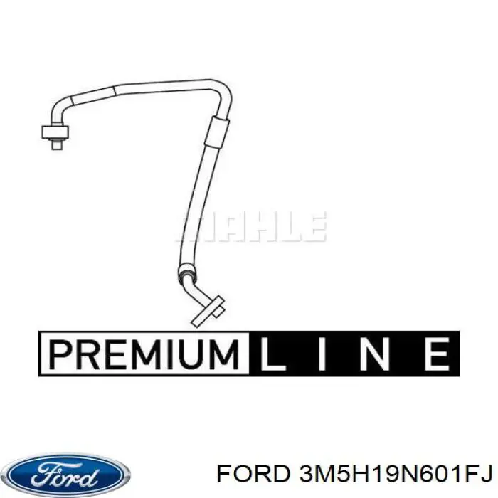 Шланг кондиционера, от компрессора к радиатору Ford 1465446 цена, от 28.18 USD