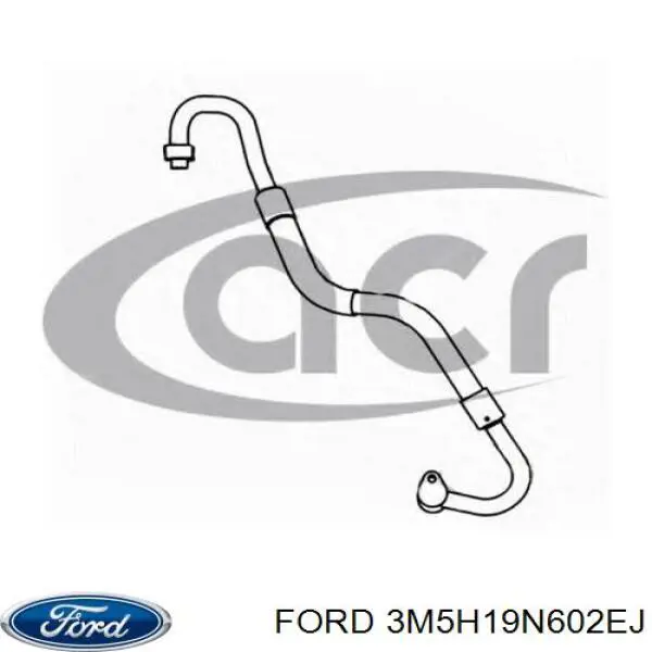 Шланг кондиционера, от испарителя к компрессору 3M5H19N602EJ Ford