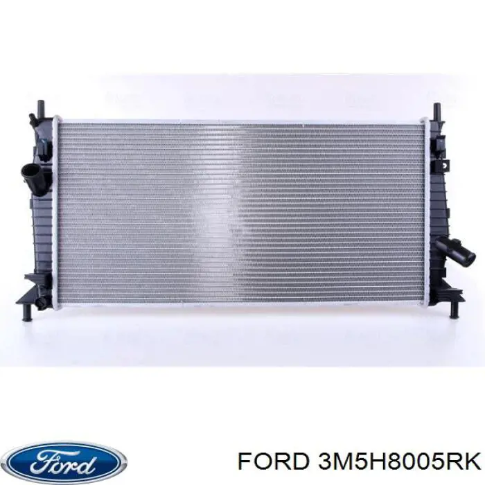 Купить 3M5H8005RK Ford Радиатор водяной