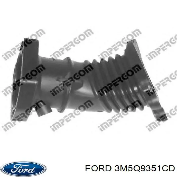 Патрубок дроссельной заслонки 3M5Q9351CD Ford