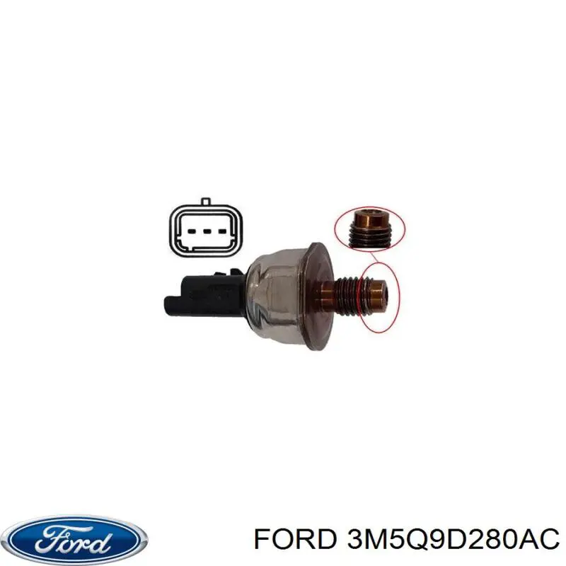 Рампа форсунок системы впрыска топлива Ford 3M5Q9D280AC цена, от 19.71 USD