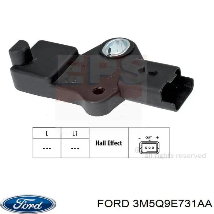 Датчик коленвала 3M5Q9E731AA Ford