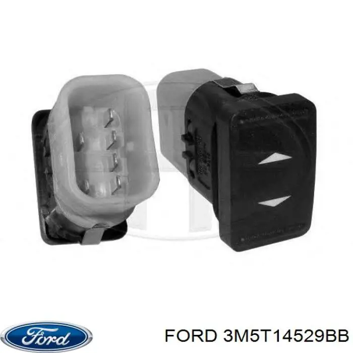 Кнопка стеклоподъемника передняя 3M5T14529BB Ford