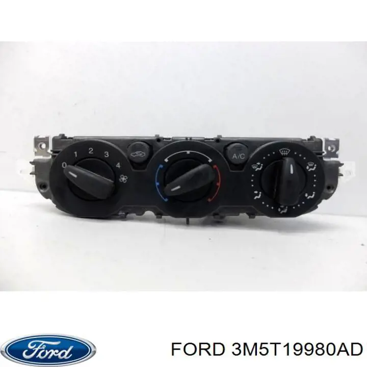 Купить 3M5T19980AD Ford Блок управления печкой