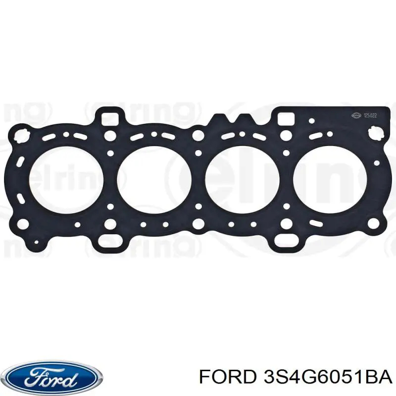 Прокладка ГБЦ 3S4G6051BA Ford