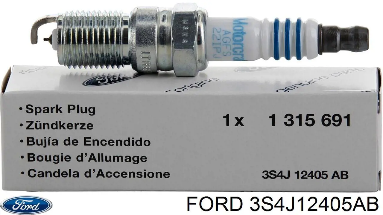 Свеча зажигания Ford 3S4J12405AB цена, от 9.03 USD