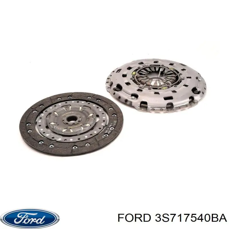 Комплект сцепления (3 части) Ford 3S717540BA цена, от 143.18 USD