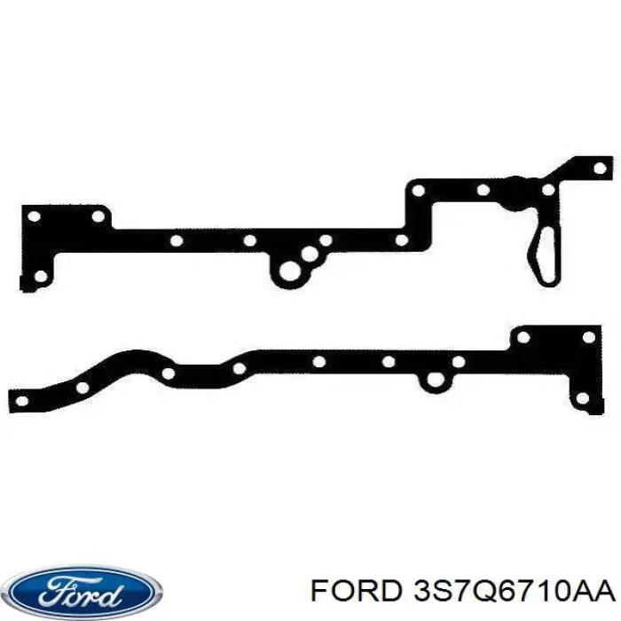 Прокладка поддона картера двигателя верхняя 3S7Q6710AA Ford