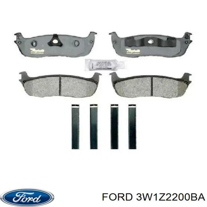 Колодки дисковые  Ford 3W1Z2200BA цена, от 27.46 USD