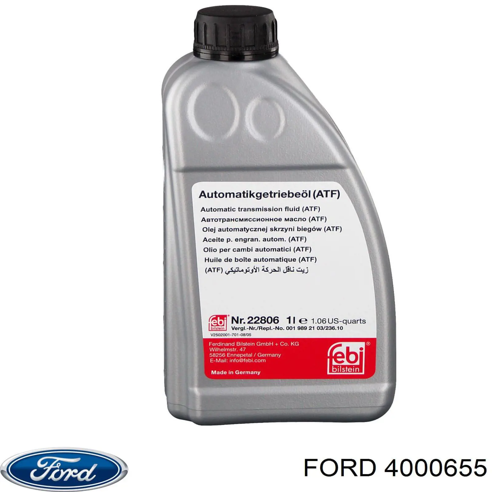  Трансмиссионное масло Ford (4000655)