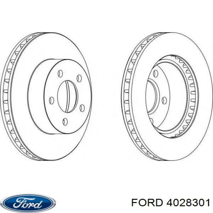 Тормоз дисковый передний Ford 4028301 цена, от 44.07 USD