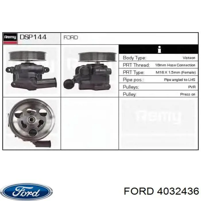 4032436 Ford насос гур