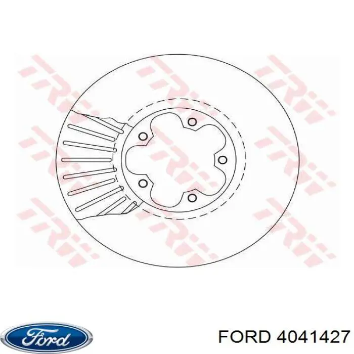 Передний тормозной диск Ford 4041427