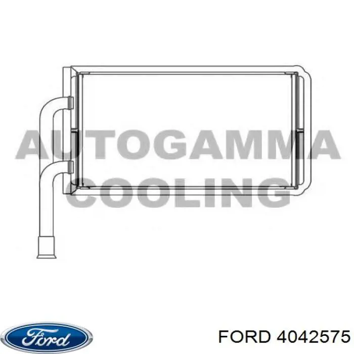 Радиатор печки (отопителя) Ford 4042575 цена, от 18.94 USD