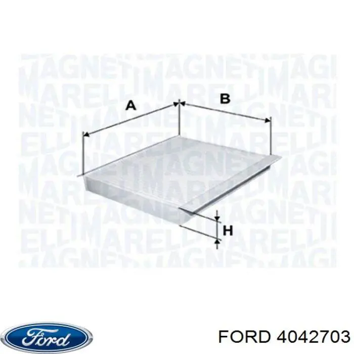 Фильтр салона 4042703 Ford