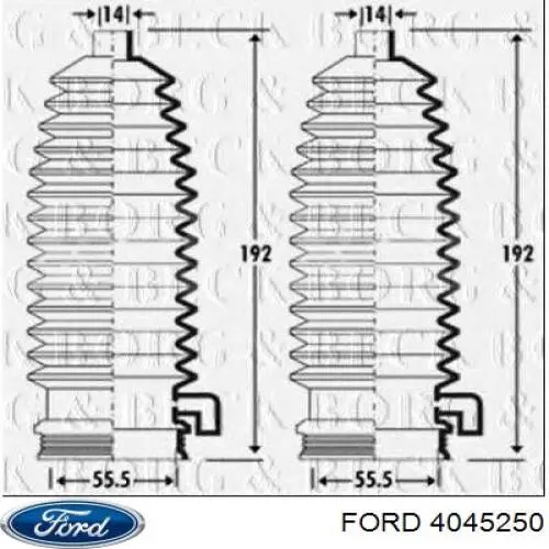 Купить 4045250 Ford Чехол рулевого механизма