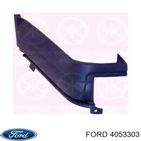 4053303 Ford placa sobreposta do pára-choque traseiro esquerdo