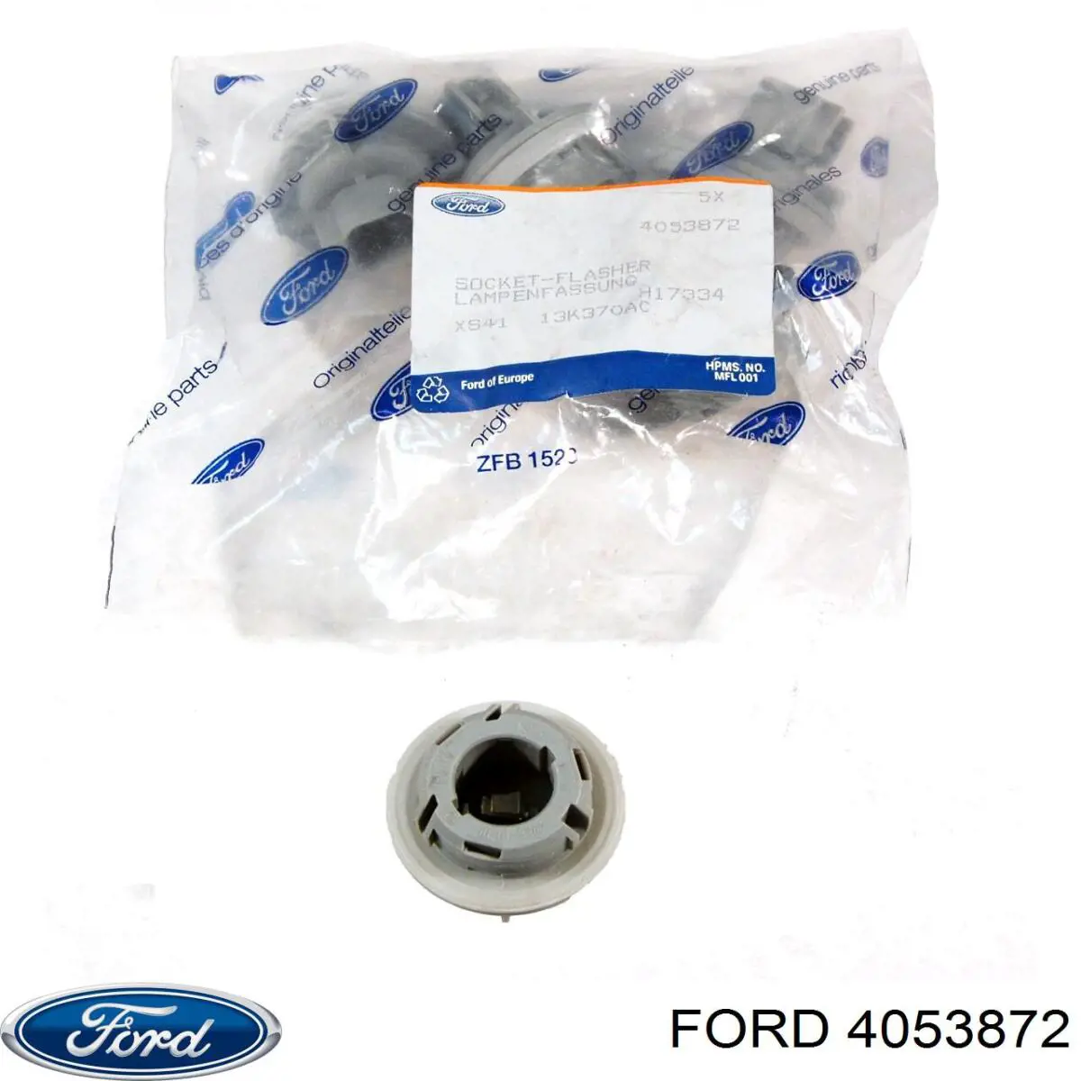 Цоколь лампы в фару Ford 4053872 цена, от 24.09 USD
